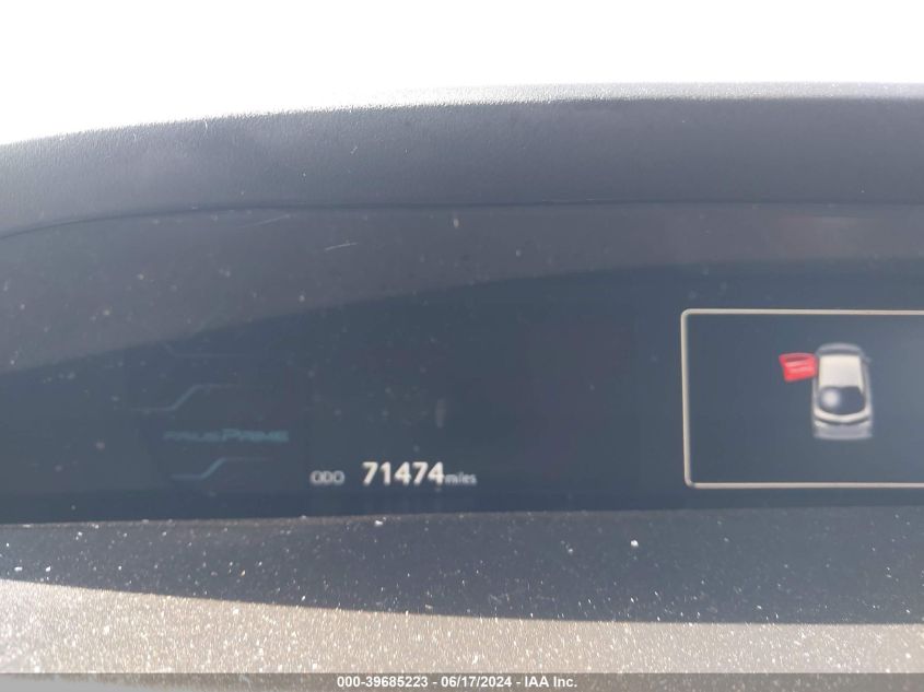 2019 Toyota Prius Prime Plus VIN: JTDKARFP2K3114405 Lot: 39685223