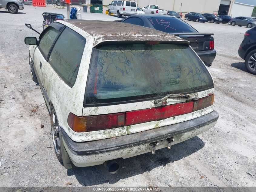 1989 Honda Civic Si VIN: 2HGED7369KH522192 Lot: 39685255