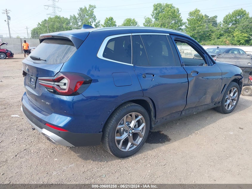 VIN 5UX53DP06N9L10603 2022 BMW X3 XDRIVE30I