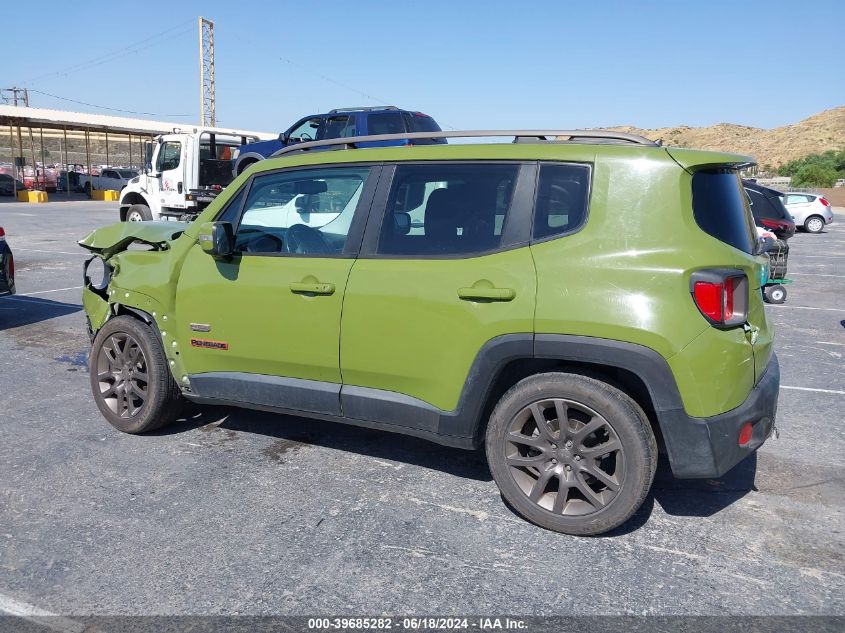 2016 Jeep Renegade 75Th Anniversary VIN: ZACCJABT0GPD41474 Lot: 39685282