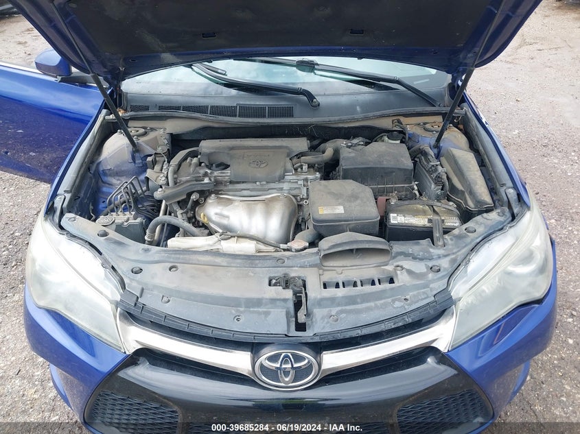 2016 Toyota Camry Se VIN: 4T1BF1FK2GU565659 Lot: 39685284