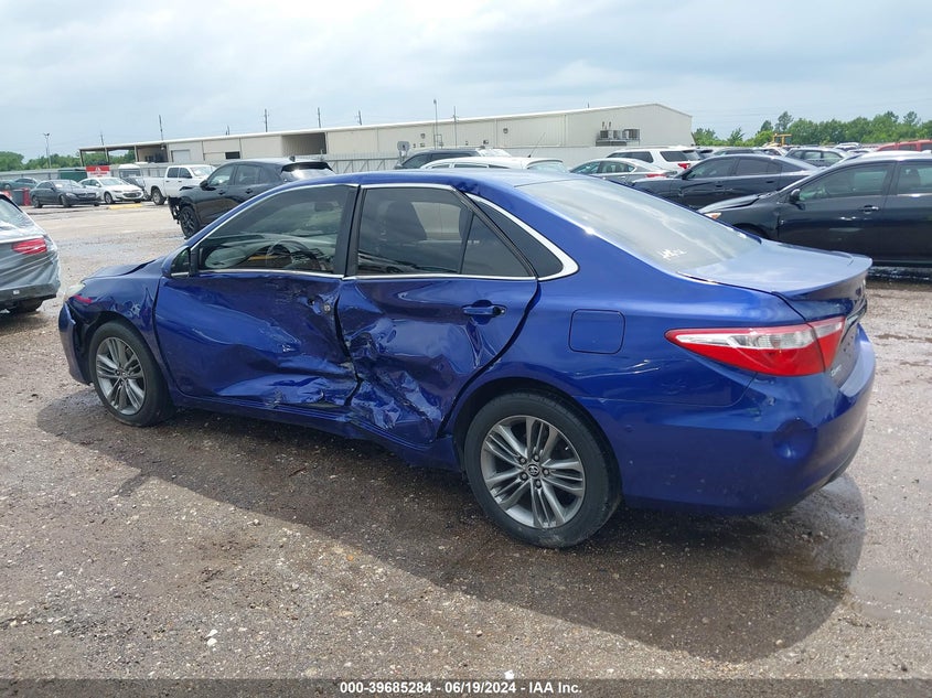 2016 Toyota Camry Se VIN: 4T1BF1FK2GU565659 Lot: 39685284