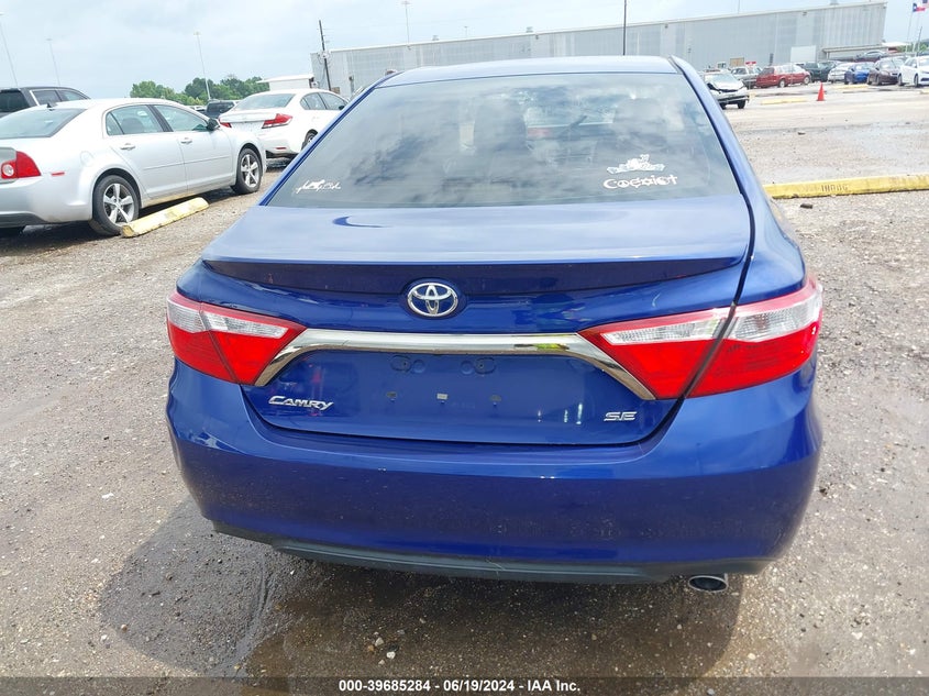 2016 Toyota Camry Se VIN: 4T1BF1FK2GU565659 Lot: 39685284