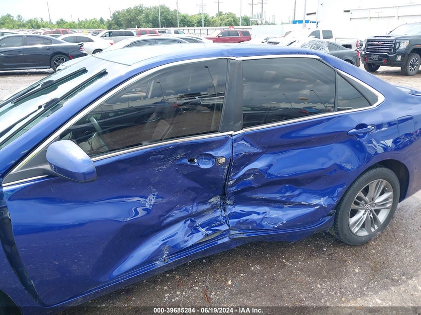 2016 Toyota Camry Se VIN: 4T1BF1FK2GU565659 Lot: 39685284