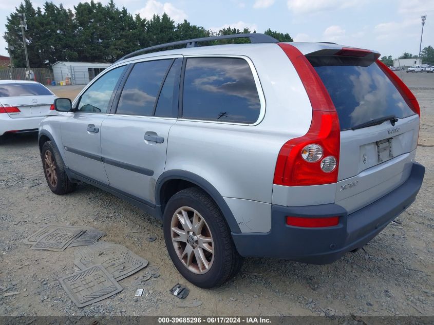 2005 Volvo Xc90 2.5T Awd VIN: YV1CZ911451197670 Lot: 39685296