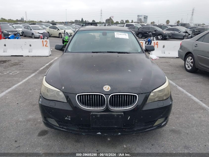 2008 BMW 528I VIN: WBANU535X8CT18522 Lot: 39685298