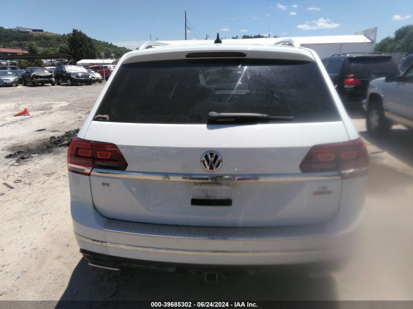 2019 Volkswagen Atlas 3.6L V6 Se W/Technology R-Line VIN: 1V2XR2CA8KC576648 Lot: 39685302