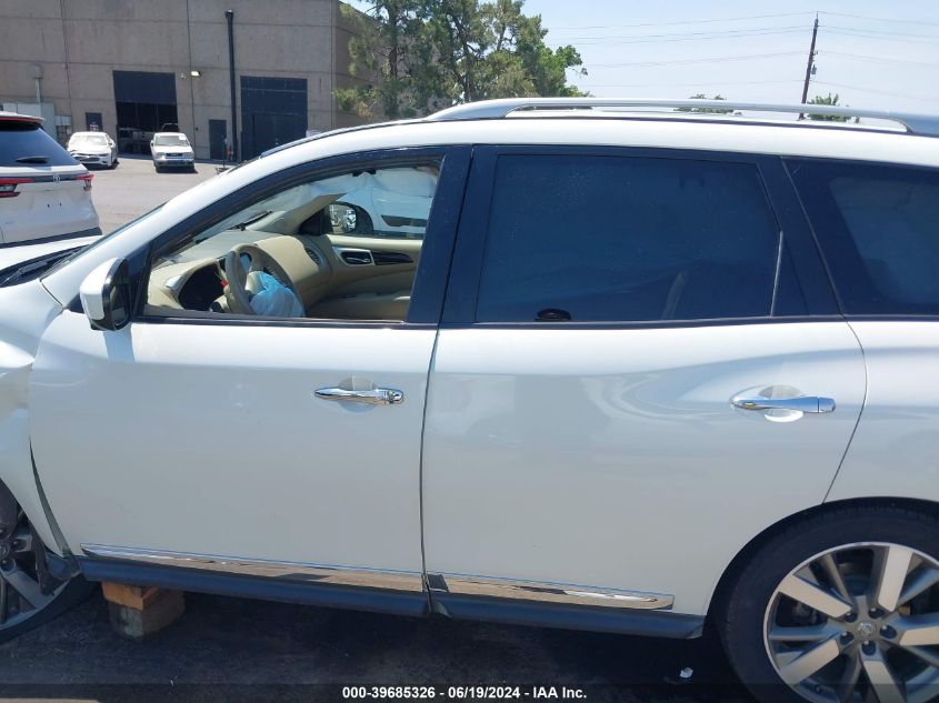 2015 Nissan Pathfinder Platinum VIN: 5N1AR2MM9FC622425 Lot: 39685326