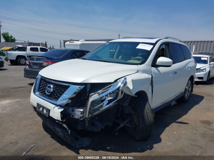 2015 Nissan Pathfinder Platinum VIN: 5N1AR2MM9FC622425 Lot: 39685326