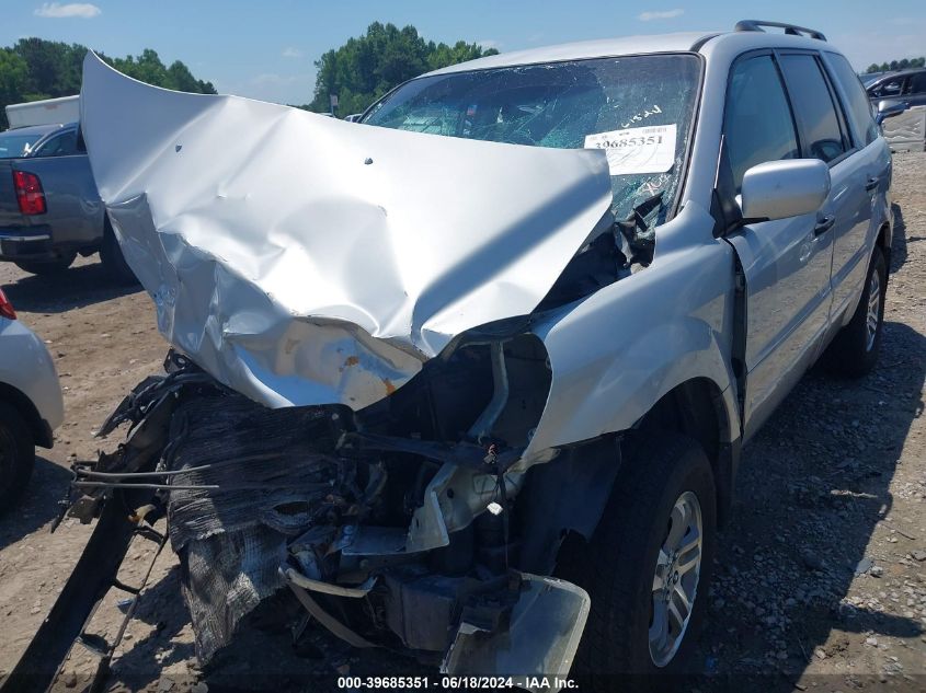 2004 Honda Pilot Ex-L VIN: 2HKYF185X4H542089 Lot: 39685351