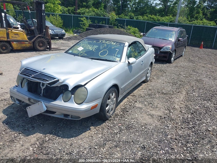 2001 Mercedes-Benz Clk 320 VIN: WDBLK65G51T083892 Lot: 39685361