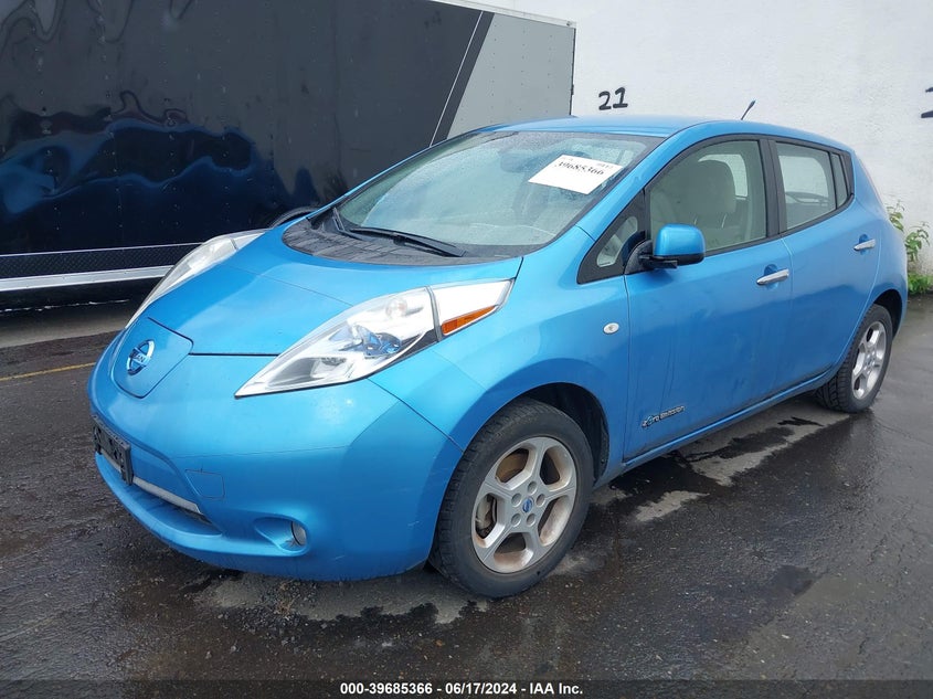 2011 Nissan Leaf Sl VIN: JN1AZ0CP4BT005323 Lot: 39685366