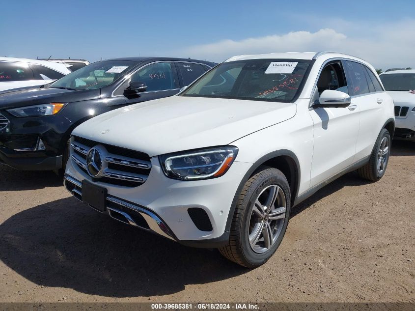 VIN W1N0G8EB2NV397167 2022 MERCEDES-BENZ GLC 300 4MATIC SUV
