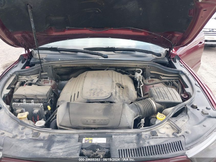 2017 Dodge Durango Gt VIN: 1C4SDJDT9HC893528 Lot: 39685383