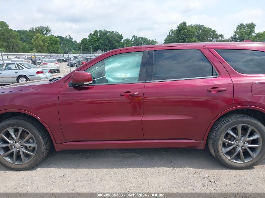 2017 Dodge Durango Gt VIN: 1C4SDJDT9HC893528 Lot: 39685383