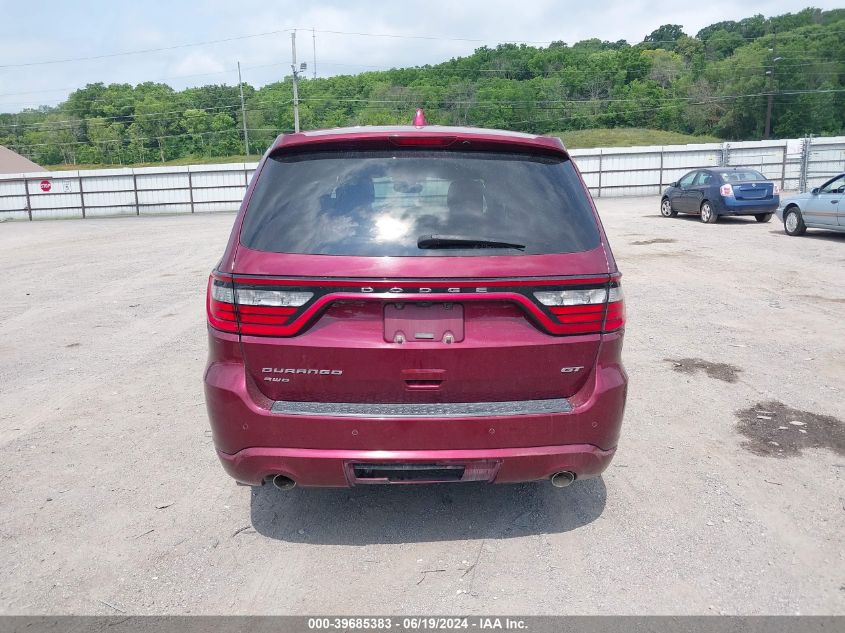 2017 Dodge Durango Gt VIN: 1C4SDJDT9HC893528 Lot: 39685383
