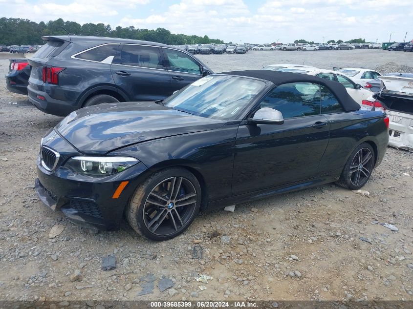 2019 BMW M240I VIN: WBA2N1C56KVC28694 Lot: 39685399