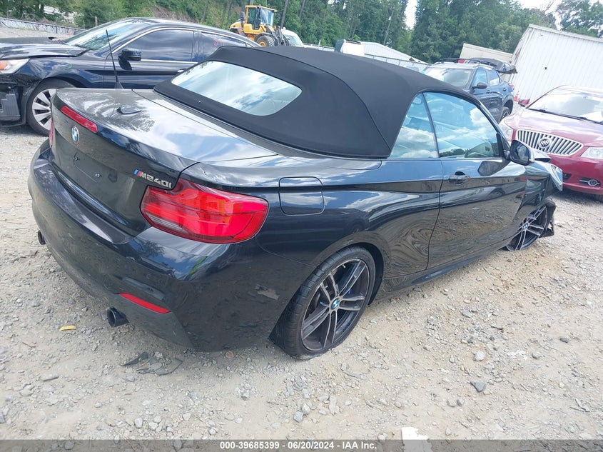2019 BMW M240I VIN: WBA2N1C56KVC28694 Lot: 39685399