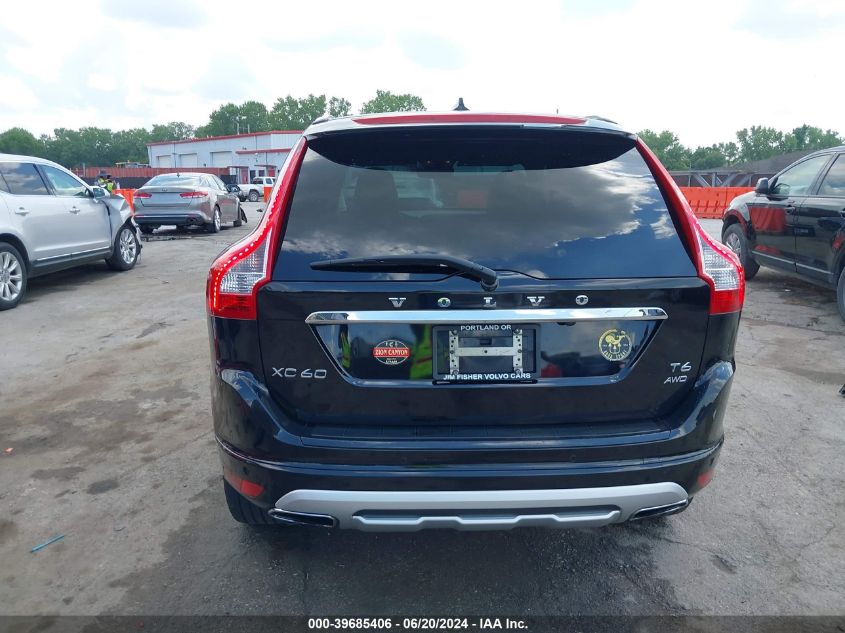 2017 Volvo Xc60 T6 Dynamic VIN: YV449MRR4H2039008 Lot: 39685406