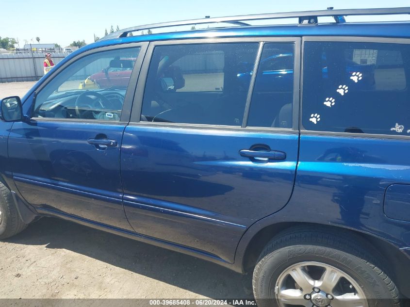 2006 Toyota Highlander V6 VIN: JTEDP21A860111111 Lot: 39685408