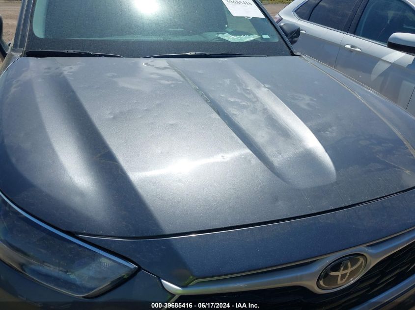 2022 Toyota Highlander Xle VIN: 5TDGZRBH9NS565668 Lot: 39685416