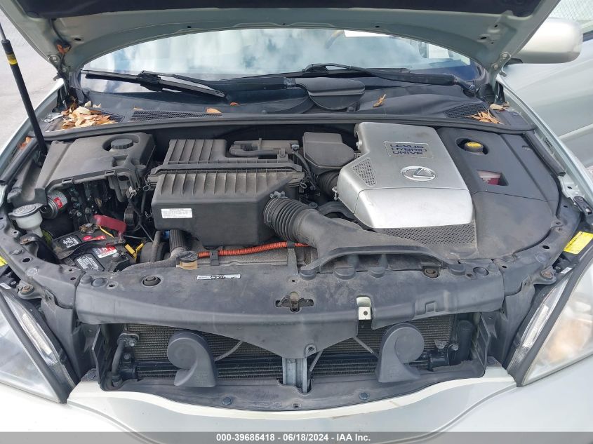 2008 Lexus Rx 400H VIN: JTJGW31U482008390 Lot: 39685418