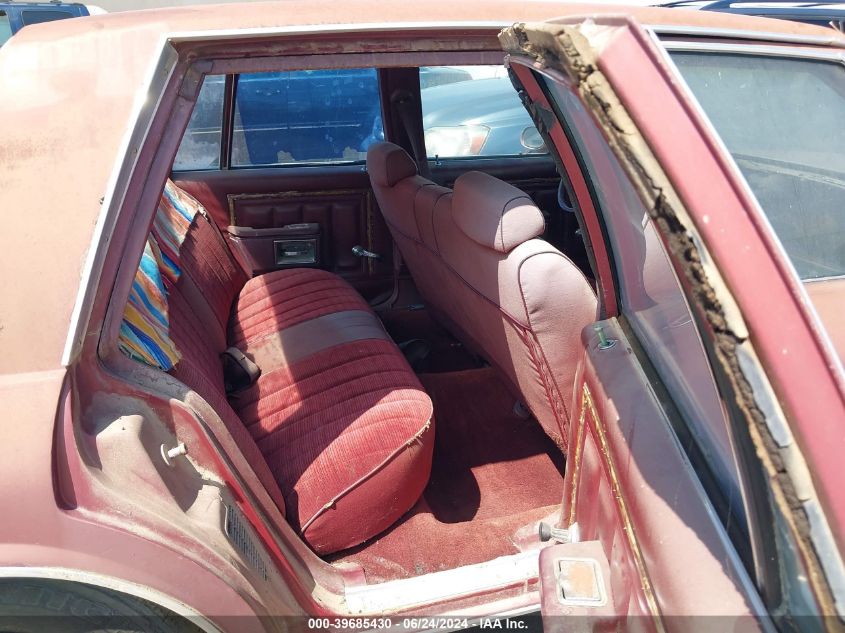 1984 Chevrolet Impala VIN: 1G1AL69H9EH147314 Lot: 39685430