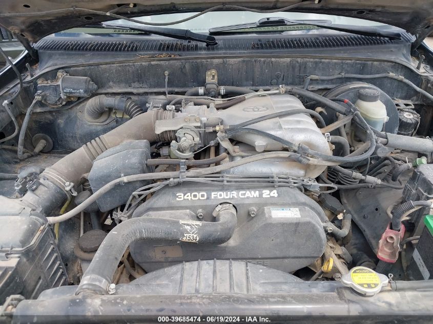 2002 Toyota Tacoma Prerunner V6 VIN: 5TESN92N22Z111580 Lot: 39685474