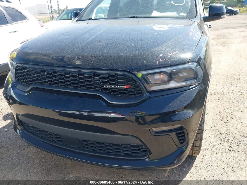 2022 Dodge Durango Gt Plus Awd VIN: 1C4RDJDGXNC104493 Lot: 39685486