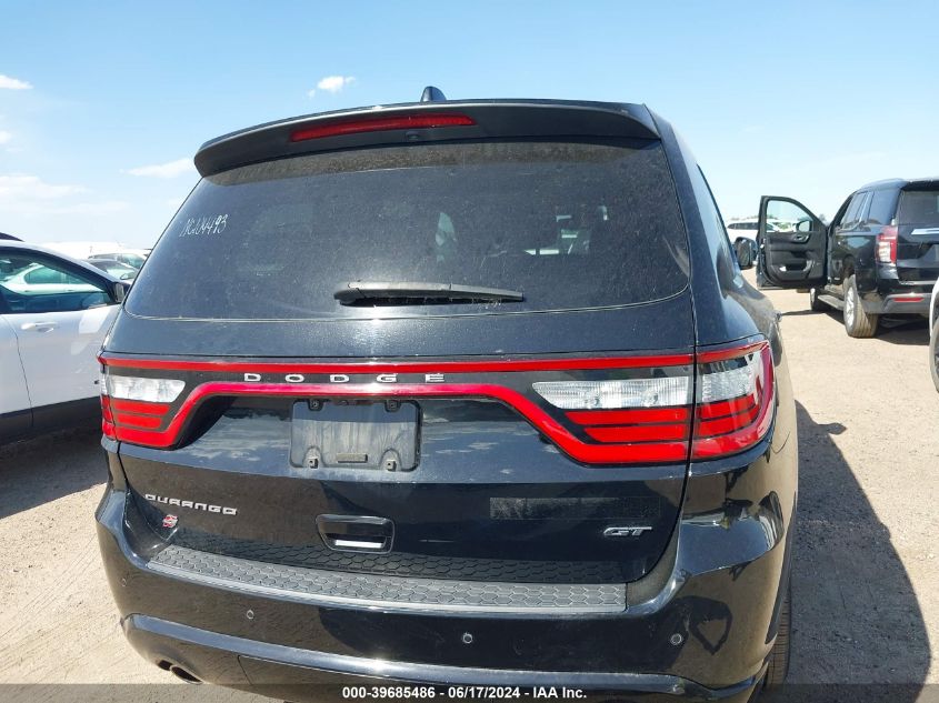 2022 Dodge Durango Gt Plus Awd VIN: 1C4RDJDGXNC104493 Lot: 39685486