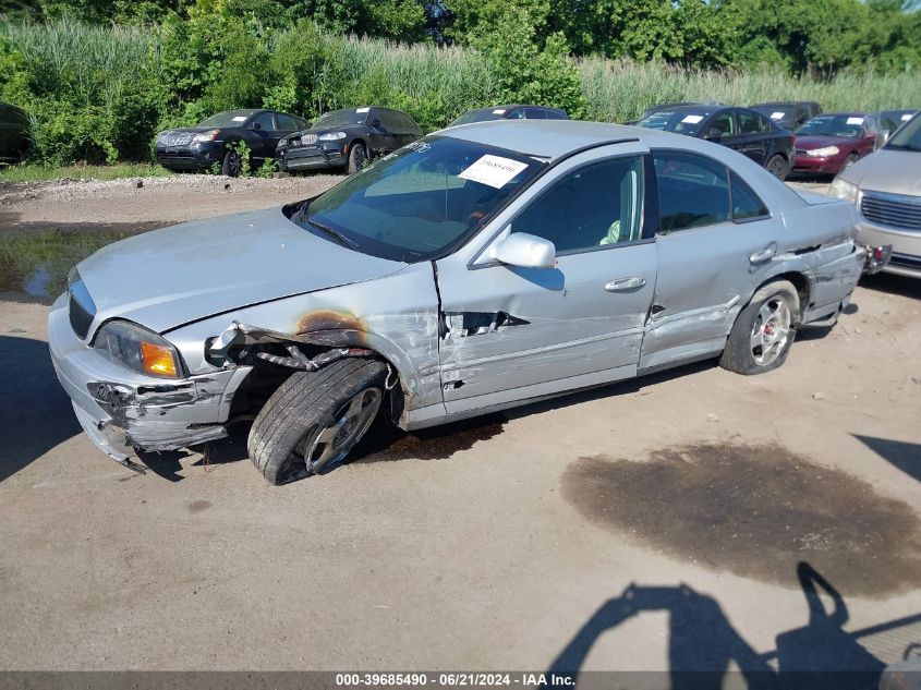 2001 Lincoln Ls VIN: 1LNHM86S91Y651236 Lot: 39685490