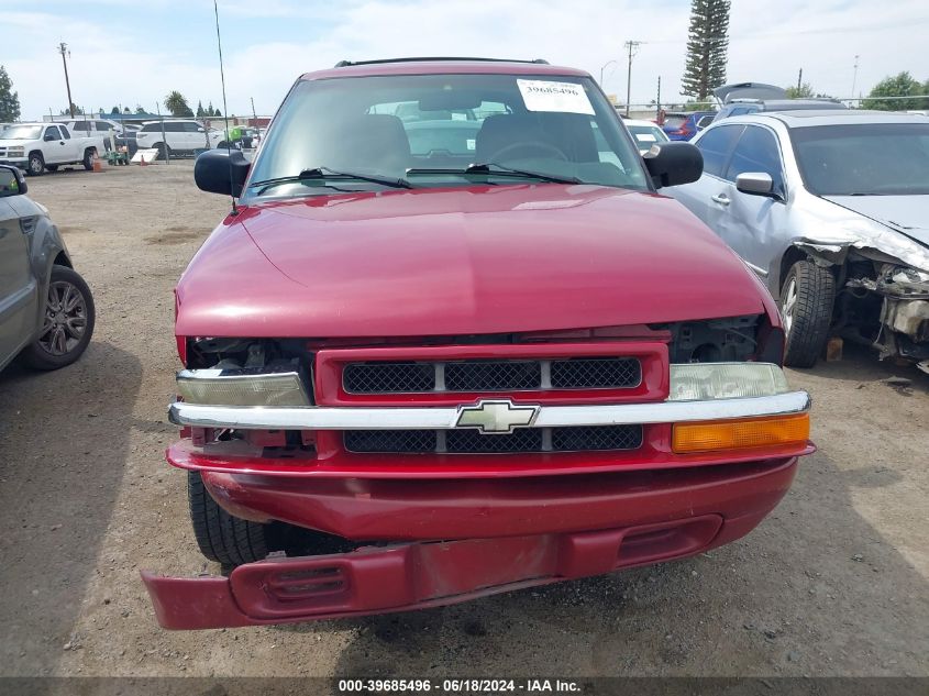 2003 Chevrolet Blazer Ls VIN: 1GNCS13X33K138198 Lot: 39685496