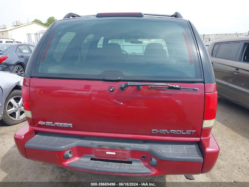 2003 Chevrolet Blazer Ls VIN: 1GNCS13X33K138198 Lot: 39685496