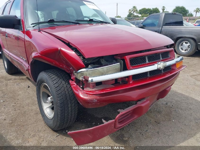 2003 Chevrolet Blazer Ls VIN: 1GNCS13X33K138198 Lot: 39685496