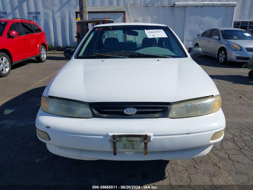 1997 Kia Sephia Gs 1.8/Gs 1.8L/Ls 1.8/Ls 1.8L/Rs 1.8/Rs 1.8L VIN: KNAFA1254V5294936 Lot: 39685511