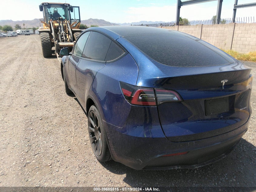 2021 TESLA MODEL Y LONG RANGE DUAL MOTOR ALL-WHEEL DRIVE 5YJYGDEE3MF151464