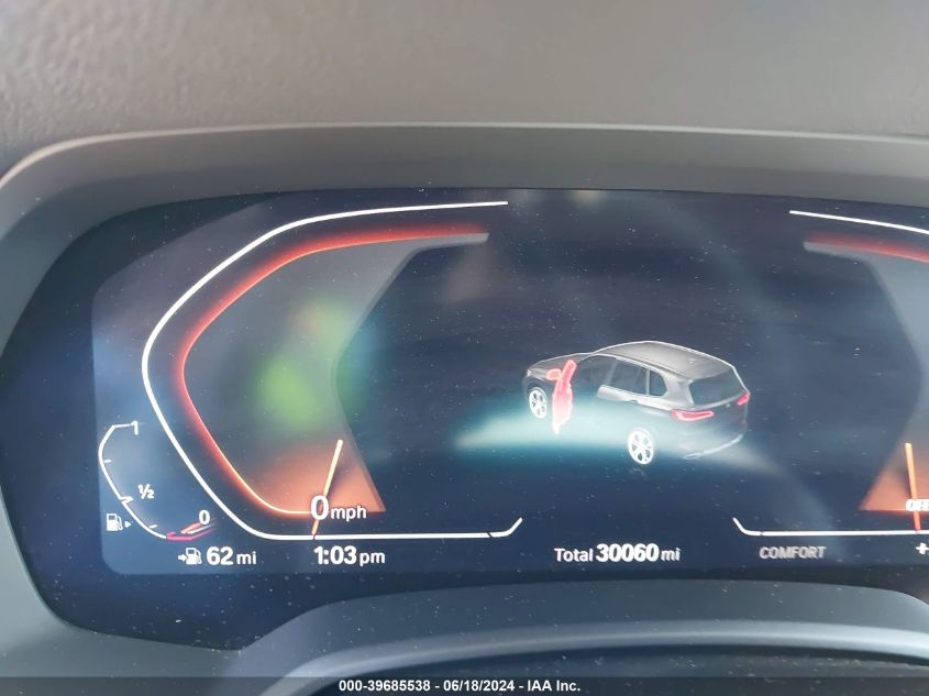 2023 BMW X5 xDrive40I VIN: 5UXCR6C05P9N92713 Lot: 39685538