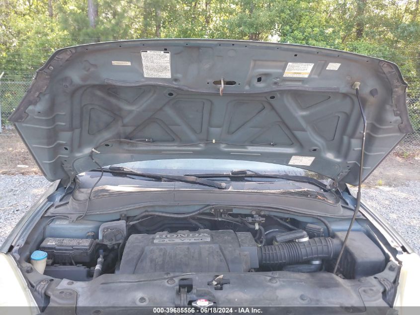 2005 Honda Pilot Ex-L VIN: 5FNYF18545B058936 Lot: 39685556