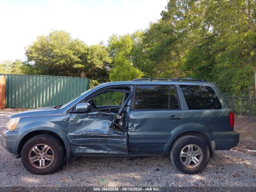 2005 Honda Pilot Ex-L VIN: 5FNYF18545B058936 Lot: 39685556