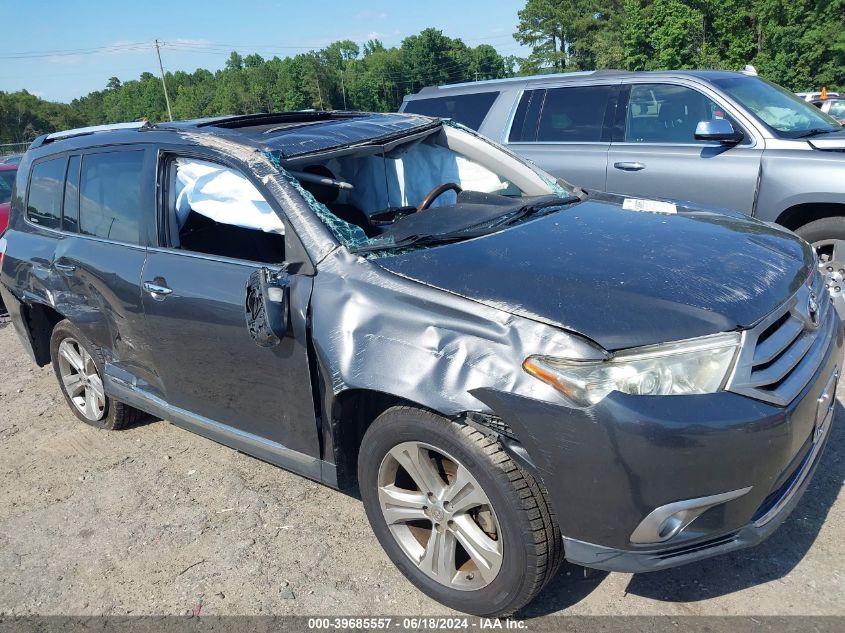 2012 Toyota Highlander Limited V6 VIN: 5TDYK3EH8CS084566 Lot: 39685557