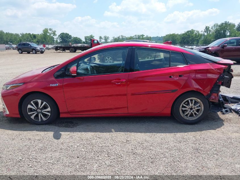 2018 Toyota Prius Prime Advanced VIN: JTDKARFPXJ3080986 Lot: 39685559