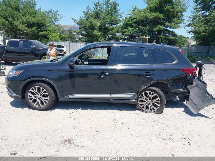 2017 Mitsubishi Outlander Se VIN: JA4AZ3A32HZ055751 Lot: 39685569