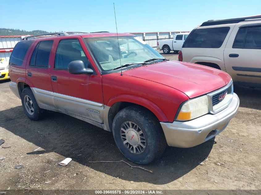 1998 GMC Jimmy Sle VIN: 1GKDT13W6W2549766 Lot: 39685575