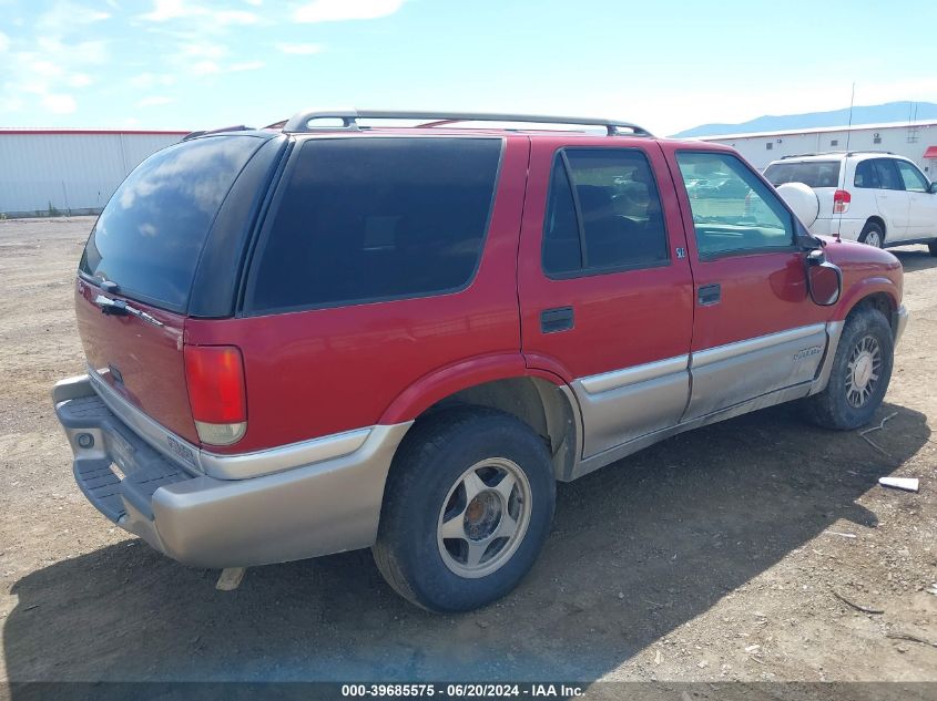 1998 GMC Jimmy Sle VIN: 1GKDT13W6W2549766 Lot: 39685575