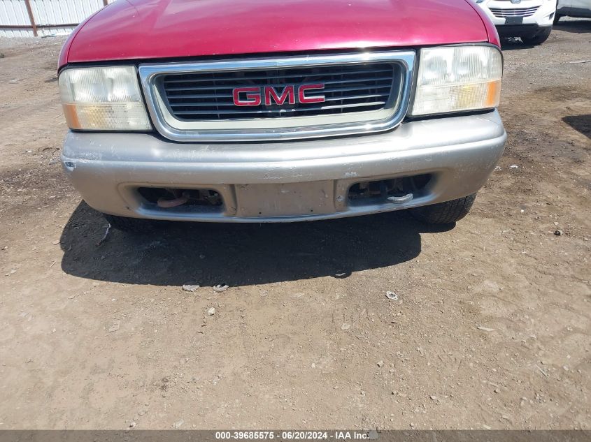 1998 GMC Jimmy Sle VIN: 1GKDT13W6W2549766 Lot: 39685575