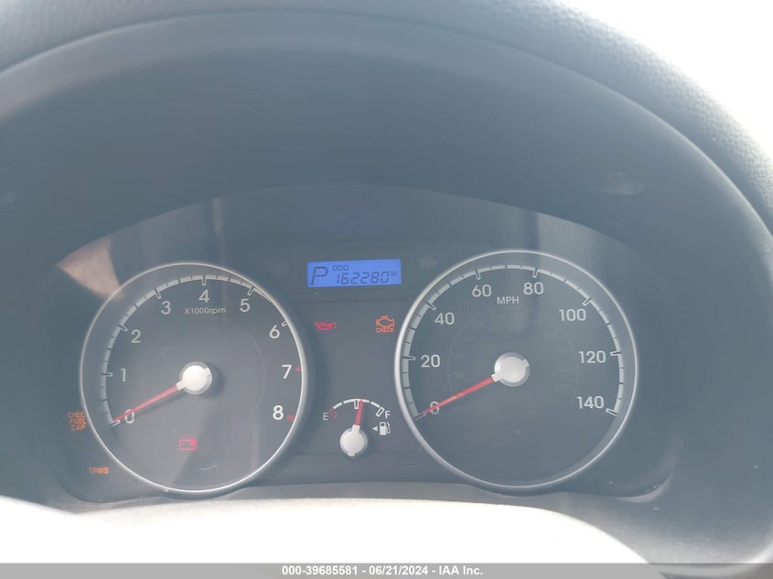 2010 Hyundai Accent Gs VIN: KMHCM3ACXAU162607 Lot: 39685581