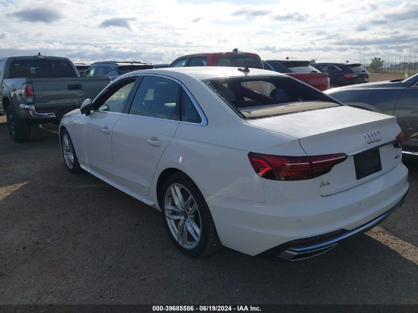 2023 Audi A4 Premium Plus 45 VIN: WAUEAAF41PN002093 Lot: 39685586