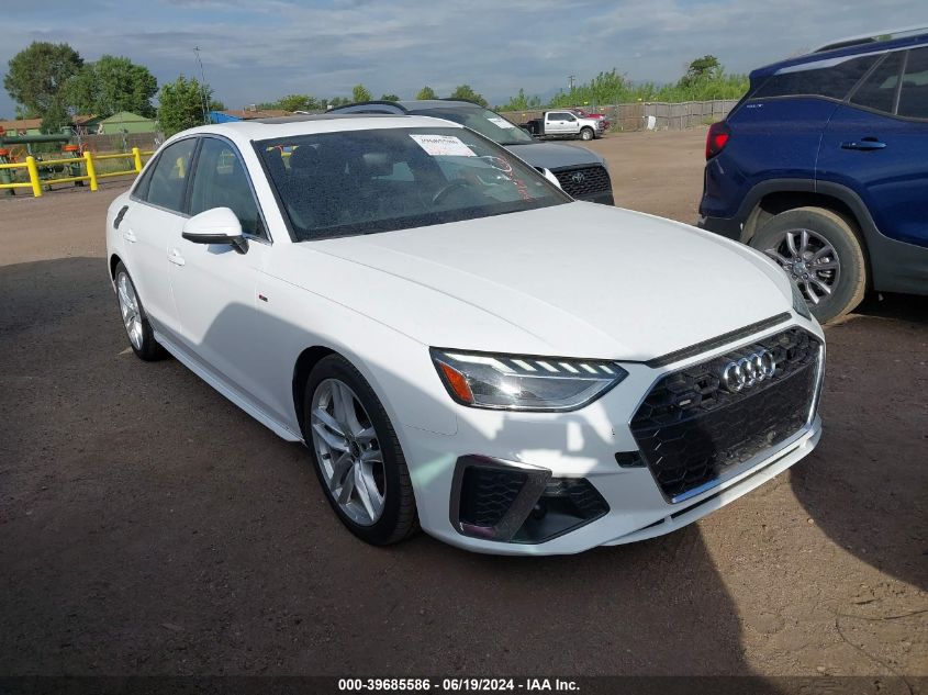 2023 AUDI A4 PREMIUM PLUS 45 - WAUEAAF41PN002093