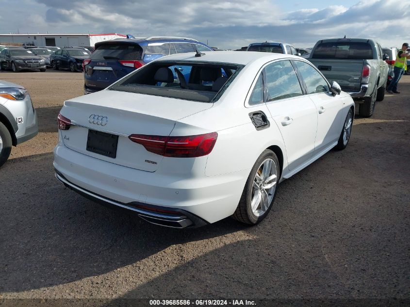 2023 AUDI A4 PREMIUM PLUS 45 - WAUEAAF41PN002093