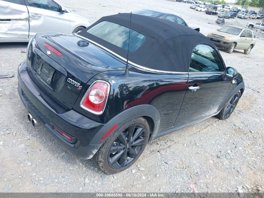 2014 Mini Roadster Cooper S VIN: WMWSY3C57ET566430 Lot: 39685590